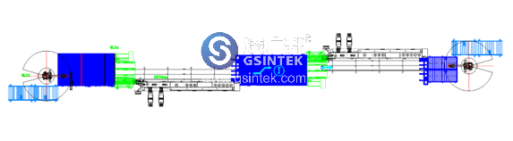 柔性封边进料推手布局